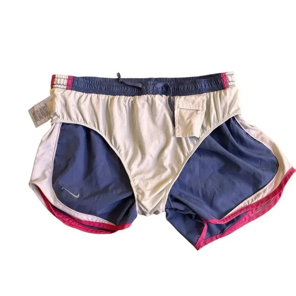 Nike Swoosh Purple Pink Shorts Dri-Fit Running Sport Activewear M - Picture 8 of 8